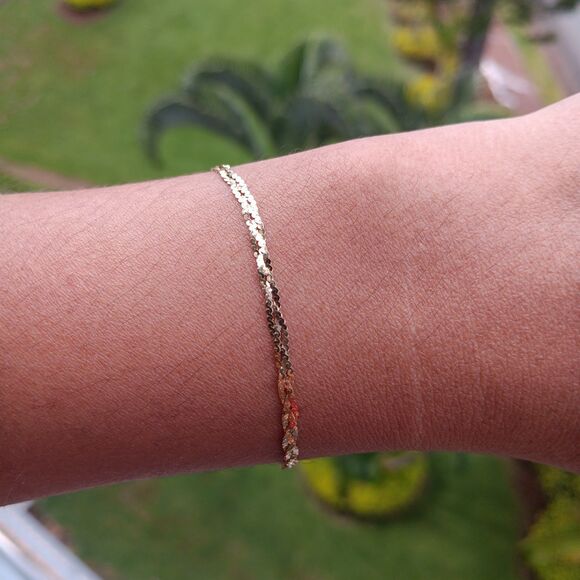 14K Gold Serpentine 7